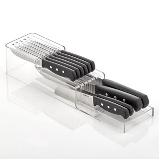Foto 7 | Foto 7 | Knife Block Mdesign 2 Niveles Plástico En El Cajón Transparente - Venta Internacional.