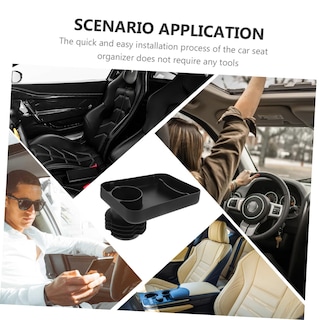 Foto 4 | Foto 4 | Bandeja De Asiento De Coche Feltechelectr Para Viajes Y Cenas Con Portavasos - Venta Internacional.
