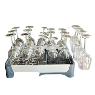 Foto 7 | Foto 7 | Escurridor de Trastes Expandible con Drenaje Automático Organizador de Cocina Modulable Soporte para Copas y Cubiertos