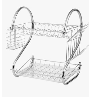 Foto 1 | Foto 1 | Escurridor De Cubiertos De Cocina Trastes Cromado Moderno