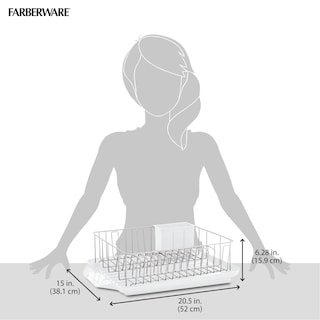 Foto 6 | Foto 6 | Látigo Dishrack Farberware Classic, Grande, Resistente A La Corrosión, De 3 Piezas - Venta Internacional.