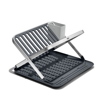 Foto 1 | Foto 1 | Estante Para Secar Platos Oxo Good Grips De Aluminio De 2 Niveles Con Escurridor - Venta Internacional.
