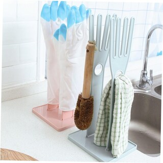Foto 6 | Foto 6 | Escurridor Para Guardar Guantes De Goma Y Paños De Cocina, Color Rosa - Venta Internacional.