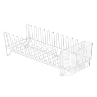 Foto 6 | Foto 6 | Escurridor De Platos Mdesign Para Fregadero De Cocina Pequeño De Metal Y Plástico Color Blanco - Venta Internacional.