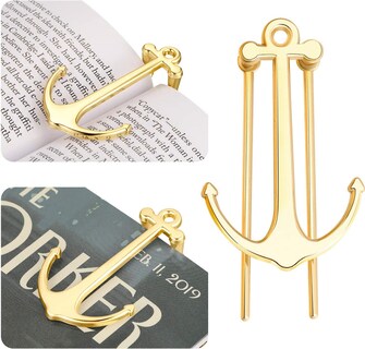 Foto 1 | Foto 1 | Bookmark Huoguo Creative Soporte De Página De Metal Para Libros (dorado) - Venta Internacional.
