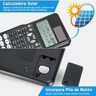 Foto 4 | Foto 4 | Calculadora Científica Inteligente Con 552 Funciones Eo Safe Imports Esi-14606 Negro