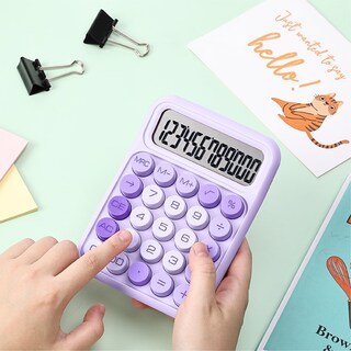 Foto 6 | Foto 6 | Calculadora Mr. Pen - Interruptor Mecánico (12 Dígitos), Color Morado - Venta Internacional.