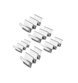 Foto 1 | Foto 1 | U-taste Soportes de Acero Inoxidable Porta Tacos 5pcs color Plata