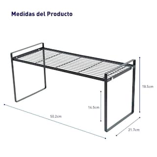 Foto 4 | Foto 4 | Organizador De Cocina 18.5 * 50.2 * 21.7 Cm Estante De Hierro Para Encimera O Gabinete Soporte Para Especias Bluelander