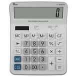 Calculadora De Escritorio Qian Qyd-164ec-02 Pantalla Lcd 12 Digitos Doble Fuente De Energía Profesional Antideslizante