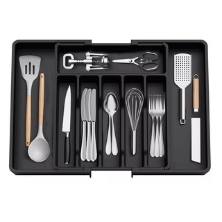 Foto 2 | Foto 2 | Bandeja Extensible Organizador Cocina 8 Compartimentos Eo Safe Imports Esi-17608-1 Negro