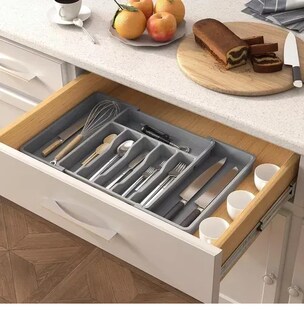 Foto 5 | Foto 5 | Organizador Xtellar Bandeja De Cubierto Extensible 8 Compartimientos