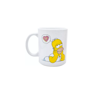 Foto 3 | Foto 3 | Taza Grande Cafe Disney Homero Simpson Cerámica 480 Ml color Blanco