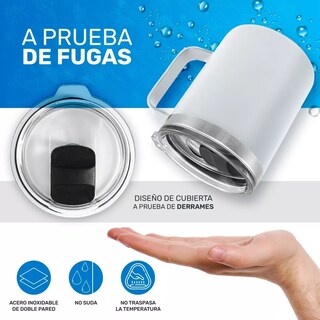 Foto 4 | Foto 4 | Taza Térmica Eo Safe Imports Esi11436 Blanco