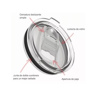 Foto 3 | Foto 3 | Termo Portátil De Acero Inoxidable Calor Y Frío Taza Eo Safe Imports Esi-11994 Blanco