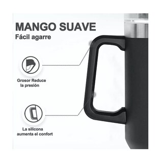 Foto 3 | Foto 3 | Vaso Térmico De 40oz Acero Inoxidable+cepillo Para Tazas Eo Safe Imports Esi-13867 Negro