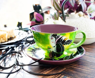 Foto 4 | Foto 4 | Taza De Té Y Platillo Silver Buffalo Disney Villanos Maléfica - Venta Internacional.