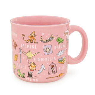 Foto 1 | Foto 1 | Taza Camper Plateada Con Íconos De La Princesa Disney De Buffalo, 590 Ml - Venta Internacional.
