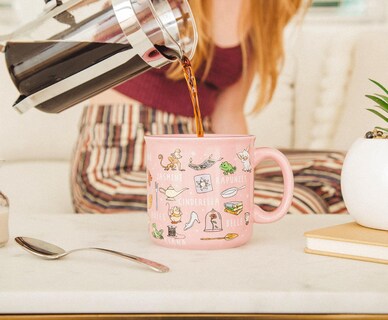 Foto 3 | Foto 3 | Taza Camper Plateada Con Íconos De La Princesa Disney De Buffalo, 590 Ml - Venta Internacional.