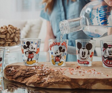 Foto 4 | Foto 4 | Vasos De Cristal Para Chupito Disney Vintage Mickey Mouse, 60 Ml, Juego De 6 - Venta Internacional.