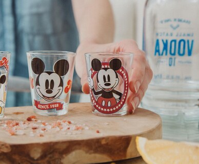 Foto 5 | Foto 5 | Vasos De Cristal Para Chupito Disney Vintage Mickey Mouse, 60 Ml, Juego De 6 - Venta Internacional.