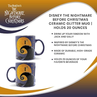Foto 7 | Foto 7 | Taza Silver Buffalo Disney Pesadilla Antes de Navidad 590 Ml - Venta Internacional