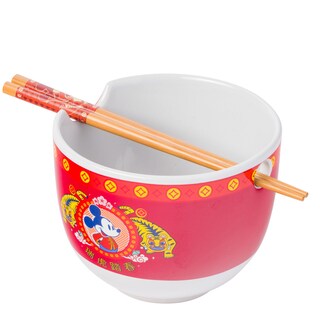 Foto 1 | Foto 1 | Cuenco De Arroz Con Fideos Ramen De Cerámica, Plateado, Buffalo Disney Mickey - Venta Internacional.