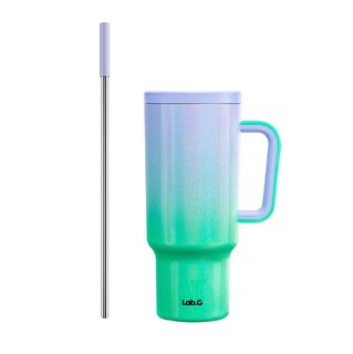 Foto 4 | Foto 4 | Taza De Viaje De Acero Inoxidable 40oz Verde Morado