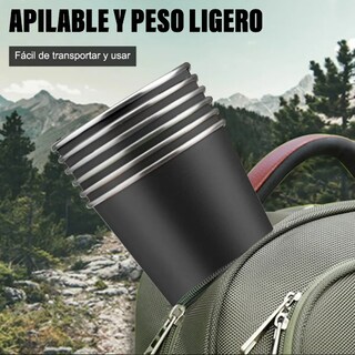 Foto 4 | Foto 4 | Vasos Xtellar De Acero Inoxidable Apilable 500ml 6pack