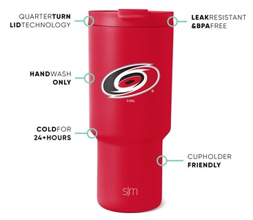 Foto 2 | Foto 2 | Vaso Simple Modern Nhl Carolina Hurricanes De 900 Ml - Venta Internacional.