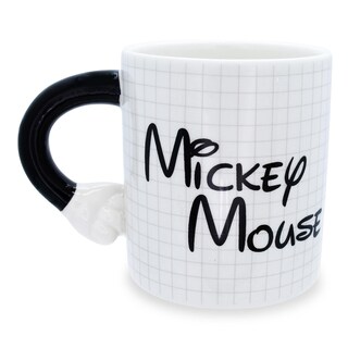Foto 2 | Foto 2 | Taza De Cerámica Plateada Con Forma De Mickey Mouse Con Forma De Búfalo 600 Ml Mango - Venta Internacional.