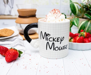 Foto 7 | Foto 7 | Taza De Cerámica Plateada Con Forma De Mickey Mouse Con Forma De Búfalo 600 Ml Mango - Venta Internacional.