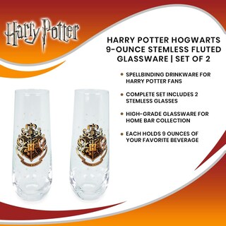 Foto 7 | Foto 7 | Juego De Copas De Champán Harry Potter Hogwarts 270 Ml (juego De 2) - Venta Internacional.
