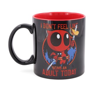 Foto 2 | Foto 2 | Taza De Cerámica Plateada Buffalo Marvel Deadpool 600 Ml - Venta Internacional.