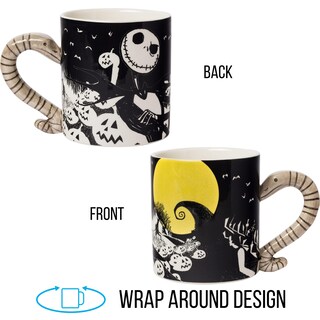 Foto 2 | Foto 2 | Taza De Cerámica Plateada Buffalo Disney Nightmare Before Christmas - Venta Internacional.