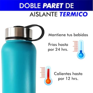 Foto 2 | Foto 2 | Termo Doble Pared Chic Fantasy color Verde con Aislamiento Térmico para Caliente y Frío de Acero Inoxidable