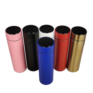 Foto 2 | Foto 2 | Termo Inteligente Botella Agua Vaso Térmico Genérico color Negro para Café y Bebidas de Acero Inoxidable 500 ml
