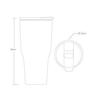 Foto 2 | Foto 2 | 2 Piezas Termo Vaso Para Bebidas De 30oz Galaxia Acero Inoxidable De Doble Pared Galaxia Azul