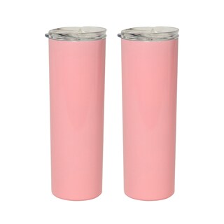Foto 1 | Foto 1 | 2 Piezas Termo para Bebidas de Acero Inoxidable Iliosinnova 20oz Rosa