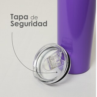 Foto 5 | Foto 5 | 2 Piezas Termo Vaso para Bebidas Iliosinnova De 20 oz Acero Inoxidable De Doble Pared Lila