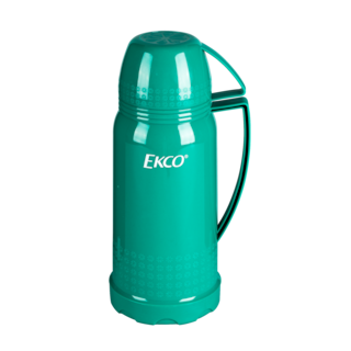 Foto 1 | Foto 1 | Termo de 1 Litro Ekco Classic de Ampolla de Vidrio color Verde Turquesa con Tapa Taza y Tapa