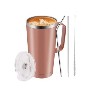 Foto 1 | Foto 1 | Termo Portátil con Calor y Frío de 24oz color Oro Rosa