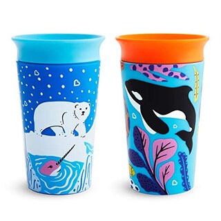 Foto 1 | Foto 1 | Venta Internacional - Munchkin Miracle 360 wildlove Sippy Cup, 9 Onzas, 2 Paquete, Oso Polar/orca