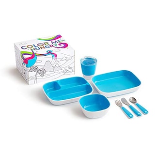 Foto 1 | Foto 1 | Venta Internacional - Munchkin Color Me Hungry Splash 7pc Dining Set - Plato, Tazón, Taza Y Utensilios En Una Caja De Re
