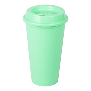 Foto 1 | Foto 1 | Vaso Atmos Homeware con Tapa Plástico 16 Oz 50 Piezas color Menta