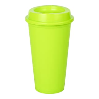 Foto 1 | Foto 1 | Vaso Atmos Homeware con Tapa Plástico 16 Oz 50 Piezas Verde Limón