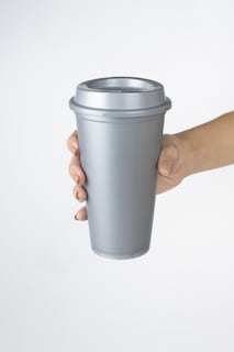 Foto 5 | Foto 5 | Vaso Para Café Con Tapa | Atmos Homeware | Vaso Cafetero De Plástico De 16 Oz. | Paquete De 10 Vasos Color Verde Limón