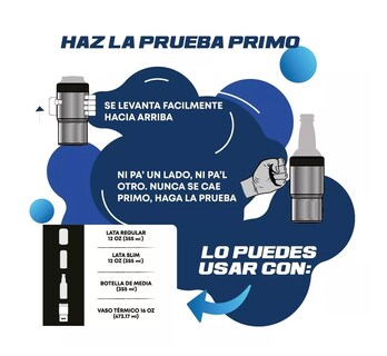 Foto 3 | Foto 3 | Porta Botellas BELUG color Negro 4 en 1 Anti Caídas