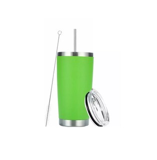 Foto 1 | Foto 1 | Vaso Térmico Portátil de Acero Inoxidable 20oz Eo Safe Imports Esi-6833 color Verde