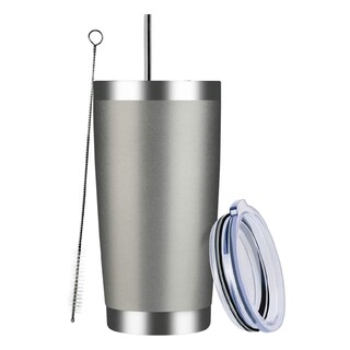 Foto 1 | Foto 1 | Vaso Térmico Portátil de Acero Inoxidable 20oz Eo Safe Imports Esi-6826 color Gris